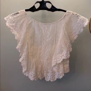Eyelit/Lace Crop top